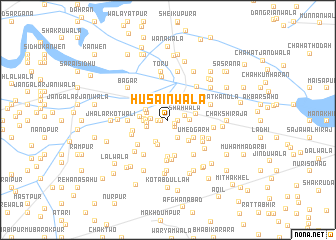 map of Husainwāla