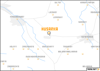 map of Husarka