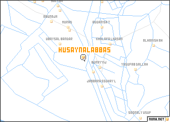 map of Ḩusayn al ‘Abbās