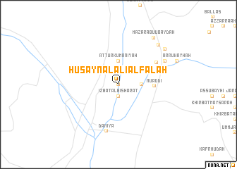 map of Ḩusayn al ‘Alī al Falāḩ