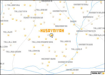 map of Ḩusaynīyah