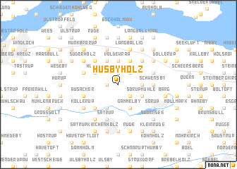 map of Husbyholz