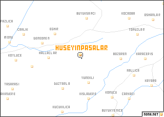 map of Hüseyinpaşalar