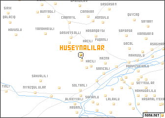 map of Hüseynalılar