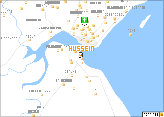 map of Hussein