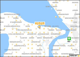 map of Husum