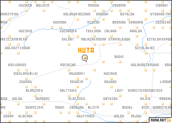 map of Huta