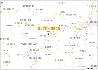 map of Hutchinson
