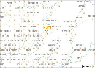 map of Hu-ti