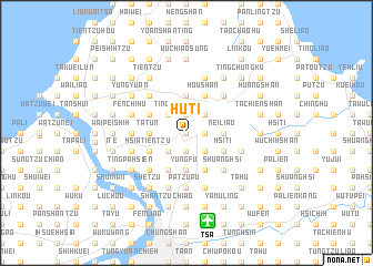 map of Hu-ti