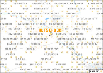 map of Hutschdorf