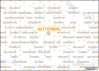 map of Hüttenbühl