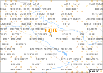 map of Hütte