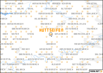 map of Hüttseifen