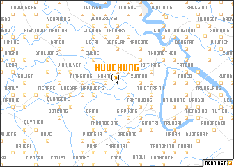 map of Hữu Chung