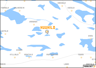 map of Huuhilo
