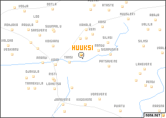 map of Huuksi
