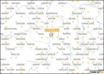 map of Hữu Vãn