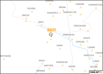 map of Huxi