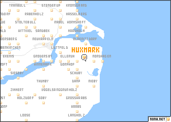 map of Hüxmark