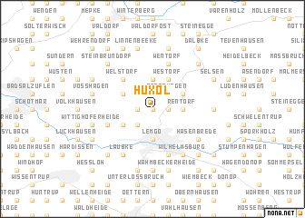 map of Huxol