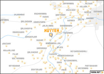 map of Hūyyeh