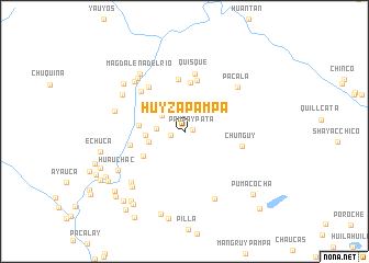map of Huyzapampa