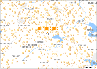 map of Hwaam-dong