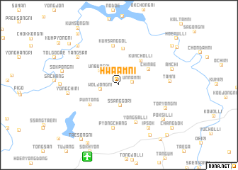 map of Hwaam-ni