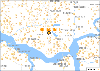 map of Hwagong-ni