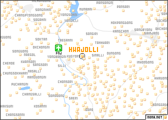 map of Hwajŏl-li
