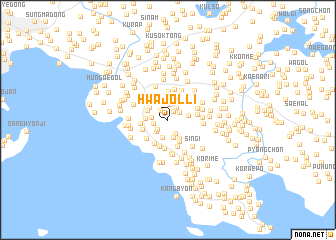 map of Hwajŏl-li