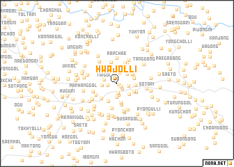 map of Hwajŏl-li