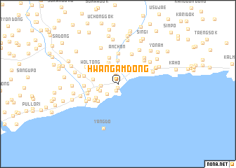 map of Hwangam-dong