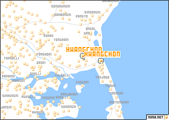 map of Hwang-ch\