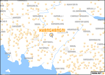 map of Hwanghang-ni