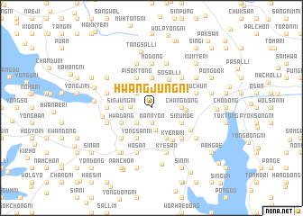 map of Hwangjung-ni