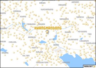 map of Hwangman-dong