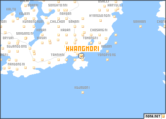 map of Hwangmo-ri