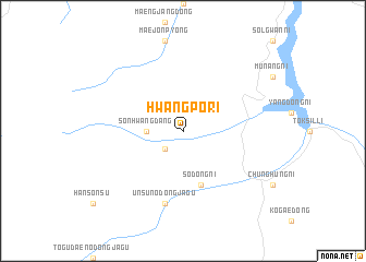 map of Hwangp\