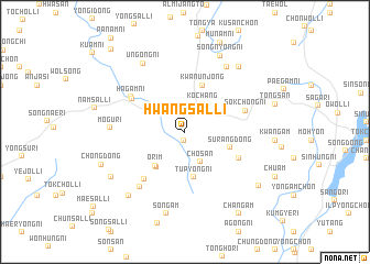 map of Hwangsal-li