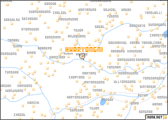 map of Hwaryong-ni