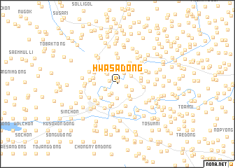 map of Hwasa-dong