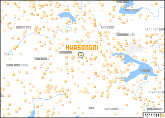 map of Hwasŏng-ni