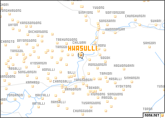 map of Hwasul-li