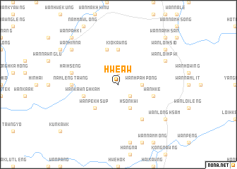 map of Hwè-aw