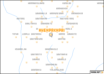 map of Hwè-hpakhpai