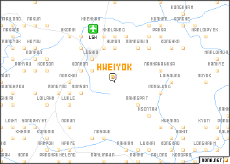 map of Hwei-yok