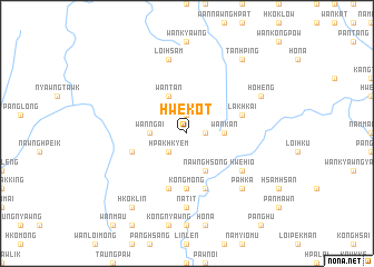 map of Hwè Kot