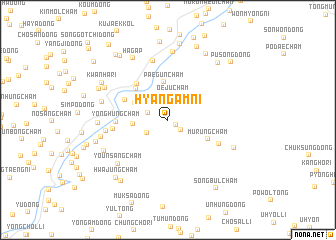 map of Hyangam-ni